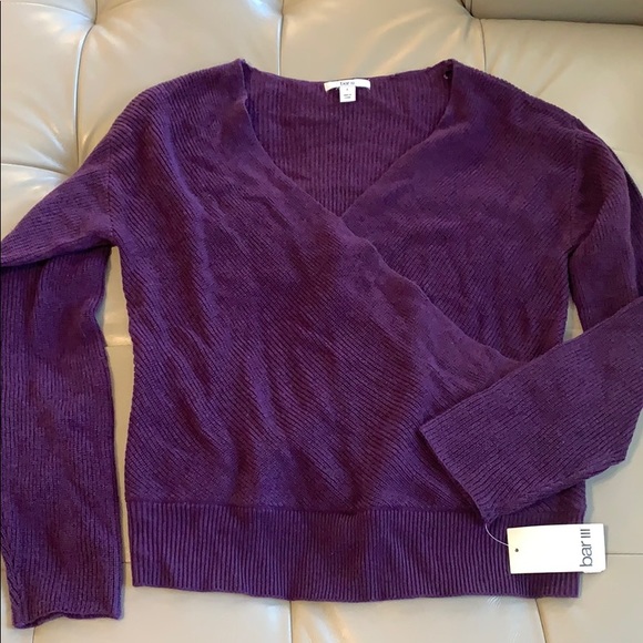 Bar lll Surplice On/Off Shoulder Seamless - Picture 3 of 6